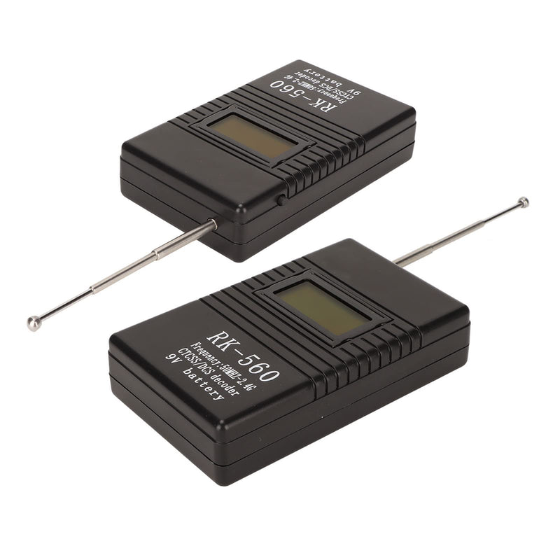 RK 560 Portable Frequency Counter Meter, Radio Frequency Meter with Antenna for The frequency of radio walkie talkies Battery Powered