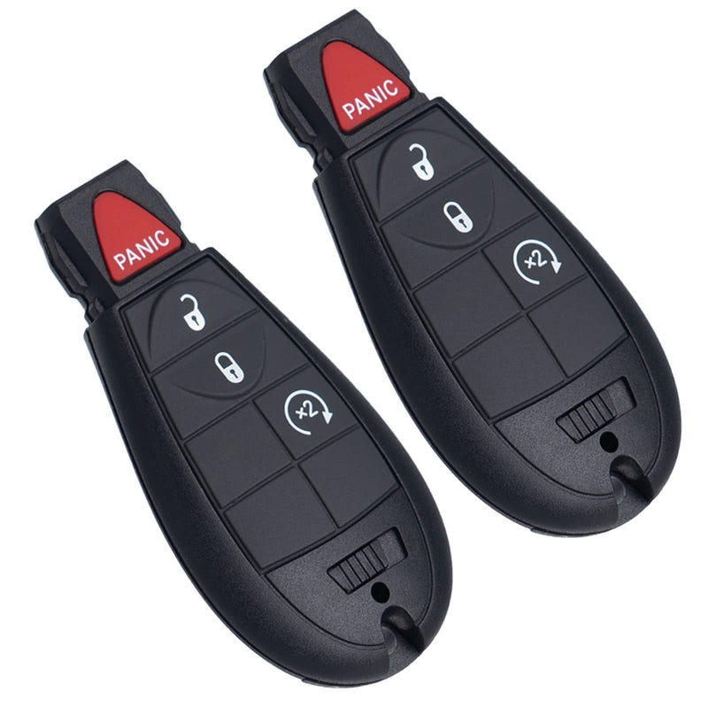 [Australia - AusPower] - Key Fob FOBIK Keyless Remote Start Replacement Fits for Dodge Ram 1500 2500 2009 2010 2011 2012 Grand Caravan Charger Challenger Durango Journey Jeep Grand Cherokee Commander Chrysler Town Country 