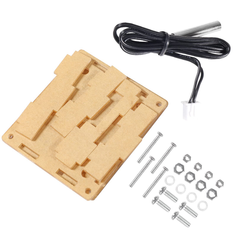 [Australia - AusPower] - 6pcs W1209 12V DC Digital Temperature Controller Board with Case Micro Digital Thermostat -50-110°C Electronic Temperature Temp Control Module Switch with 10A One-Channel Relay and Waterproof RED 12V RED 