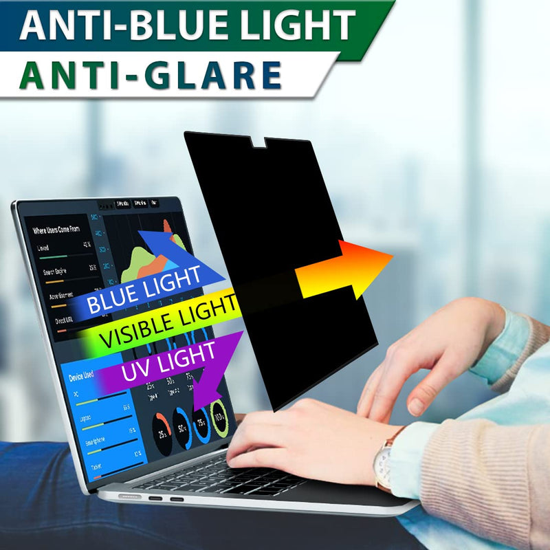 [Australia - AusPower] - Privacy Screen for MacBook Pro 14" 2021-2023 (A2442/A2779/A2918/A2992,M1/M2/M3) | Magnetic Anti-Glare Blue Light Filter | Matte & Glossy Design Privacy-Mac Pro14"(2021-2023,M1,M2)-Magnet 