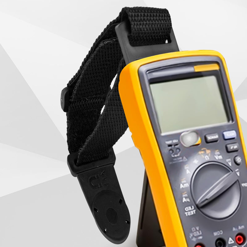 [Australia - AusPower] - Magnetic Hanging Strap Kit, Magnet Meter Hanger Kit Includes 2 Hanging Straps 2 Clips and 1 Magnetic Hanger Holder Compatible with Fluke Digital Multimeter 