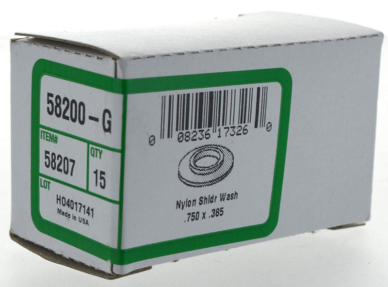 [Australia - AusPower] - The Hillman Group 58207 0.750 x 0.385-Inch Nylon Shoulder Washer, 15-Pack 