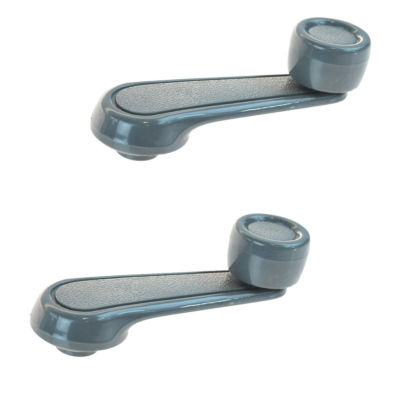 [Australia - AusPower] - TRQ Manual Window Crank Gray Pair Compatible with 4Runner Corolla Tercel 