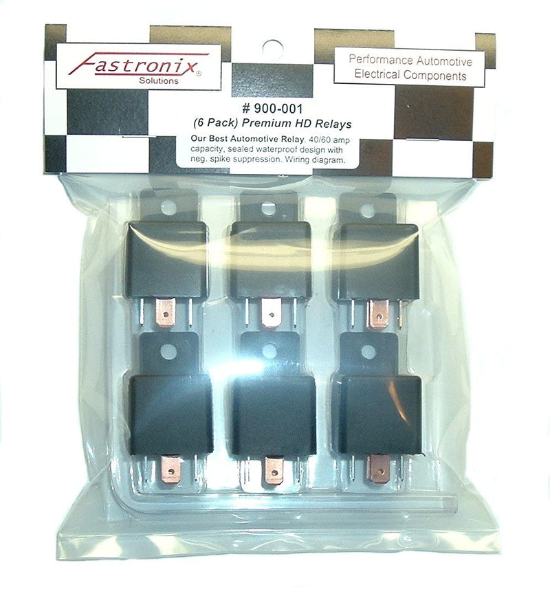 [Australia - AusPower] - Fastronix 40/60A Waterproof Relay 6 Pack 6 Relay Pack 