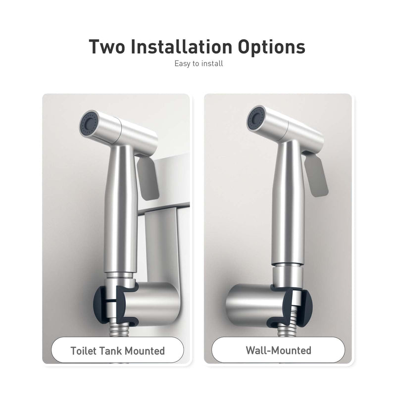 Handheld Bidet Douche Shower Spray for Toilet, IDMAX Stainless Steel Bidet Sprayer, Hand Held Toilet Washer Bathroom Hand Shower Shattaf Sprayer Muslim Shower for Personal Hygiene Sprayer-501C