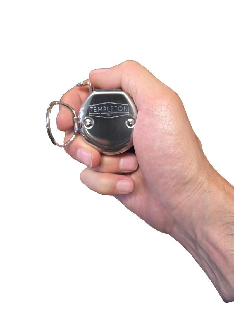 [Australia - AusPower] - Templeton Pro TMP-4H Hand-Held Tally Counter 4-Digit | Professional Japanese-Made Clicker Counter, Counts 0-9999 | Industrial Grade People Counter, Lap Counter, Pitch Counter | Rated 5 Million+ Clicks 