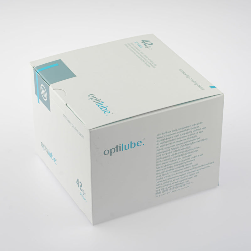 OptiLube Tubes - Sterile Lubricant in 5 g, 42 g, 82 g and 113 g Tubes, Water-Soluble with Simple Folding Cap 42 g (Pack of 1)
