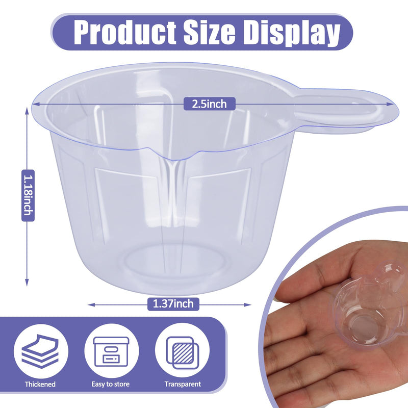 [Australia - AusPower] - 200/400 Pack Urine Cups, 40ML Thicken Plastic Disposable Urine Cups Urine Specimen Container Cup Pee Cup for Ovulation Testing, Pregnancy Confirm, pH Test 200 Count (Pack of 1) 