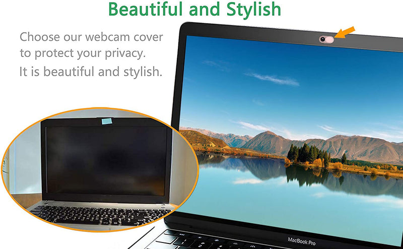 [Australia - AusPower] - Camera Cover Slide Ultra-Thin, Webcam Cover for MacBook air, Laptop, iMac, Desktop, PC, MacBook Pro, iPad, iPhone 8/7/6, Privacy Web Camera Protection [2 Packs], Pink Pink-2 Pcs 