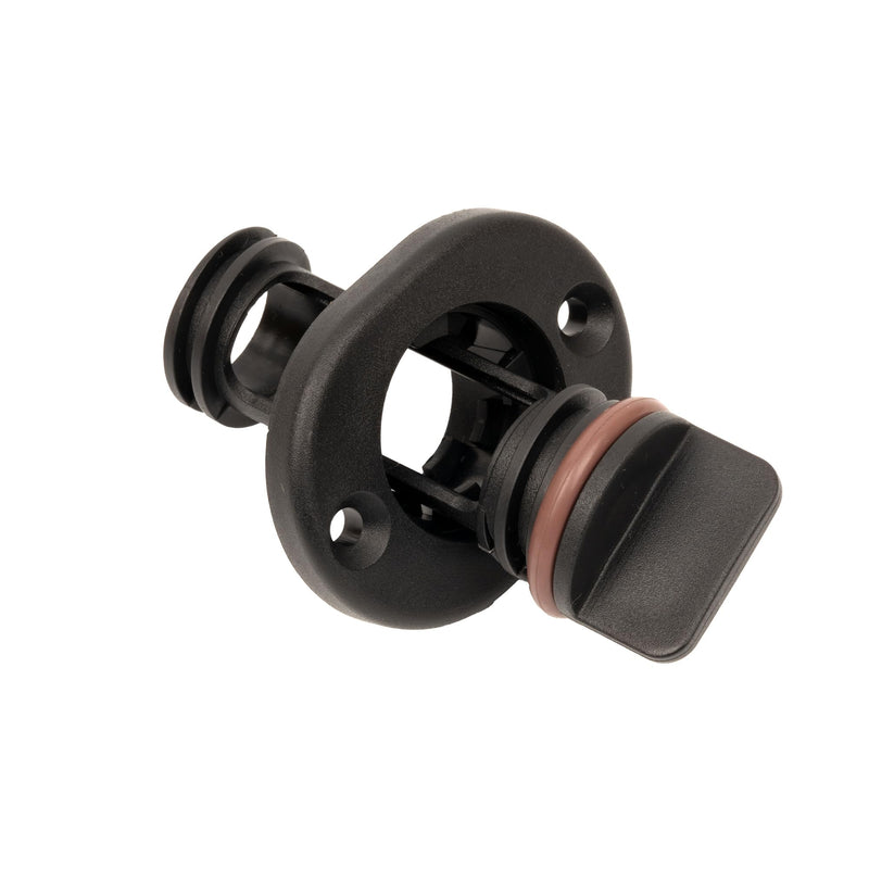 T-H Marine Drain Plug - Self-Retaining Screw-Type Boat Drain Plug - Fits 1 in Hole - Polypropylene with O-Ring Seal - Vibration Resistant - Ideal for Transoms, Wells, Coolers, and Tanks