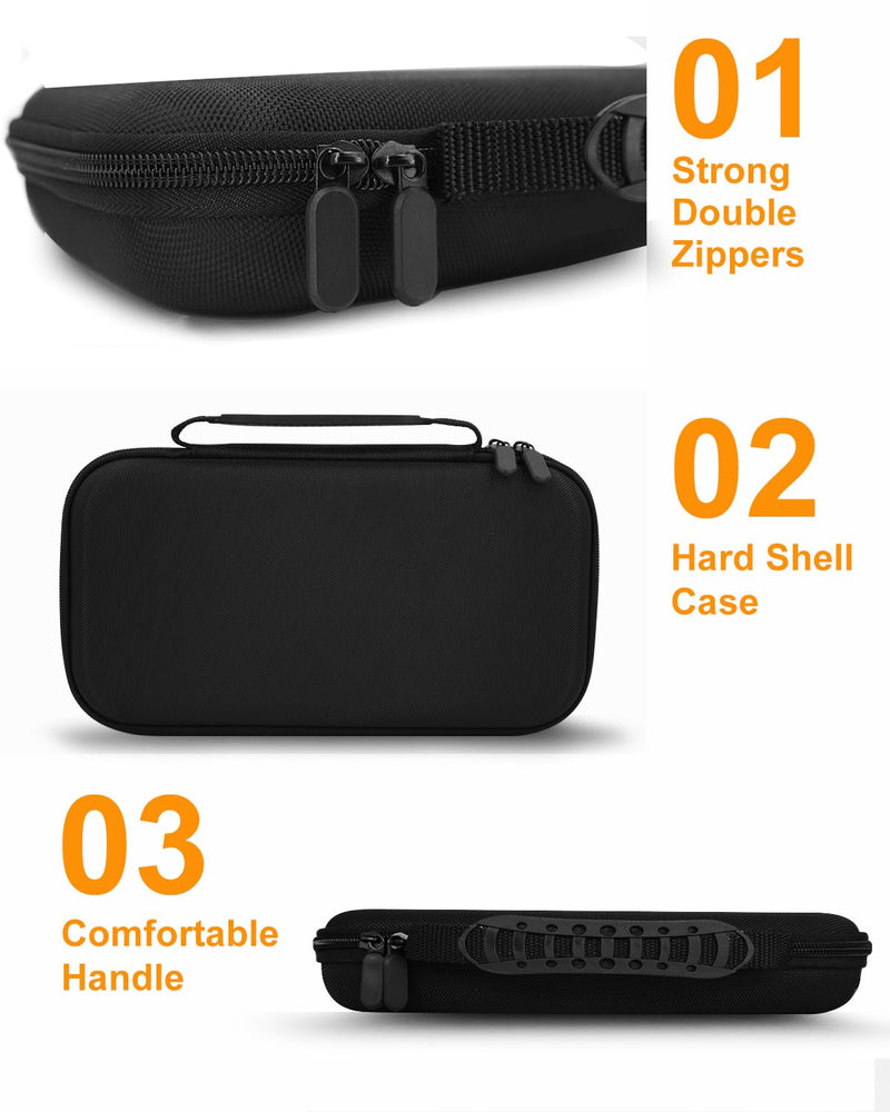 [Australia - AusPower] - Hard Stethoscope Travel Case for 3M Littmann Classic III & Cardiology IV Monitoring Stethoscope, 5620/5870/6200/etc, Compact & Portable Protective Carry Case 