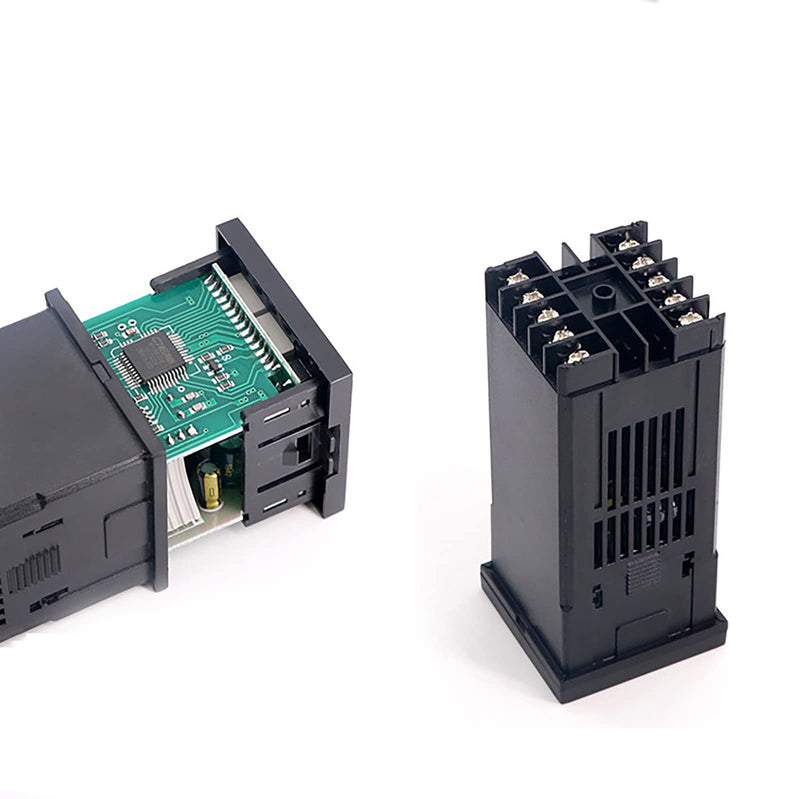 [Australia - AusPower] - WANGCL Digital PID Controller Intelligent Thermostat with 40A SSR Relay Type K Thermocouple for Electrical Energy Chemical Industry Faeces Tanks Ovens - 0-1300℃ 