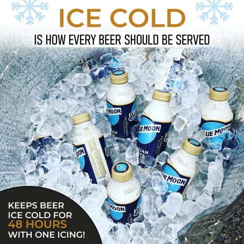KEGCOLD portable foldable keg cooler insulator for 1/2 and 1/4 size kegs, lightweight, insulated, reusable, and easy to set up.