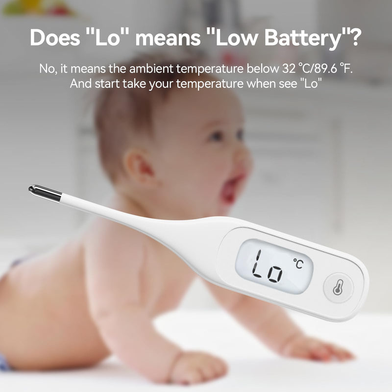 [Australia - AusPower] - [Value Bundle] Berrcom Forehead Thermometer JXB-311 & Berrcom Digital Thermometer for Adults and Kids DT101 