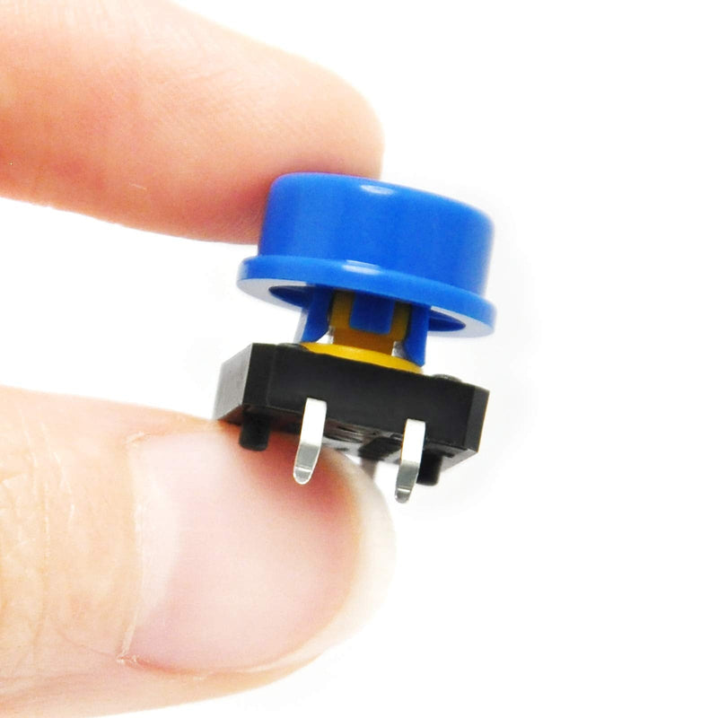 [Australia - AusPower] - Gikfun 12x12x7.3 mm Tact Tactile Push Button Momentary SMD PCB Switch with Cap for Arduino (Pack of 25pcs) AE1027 