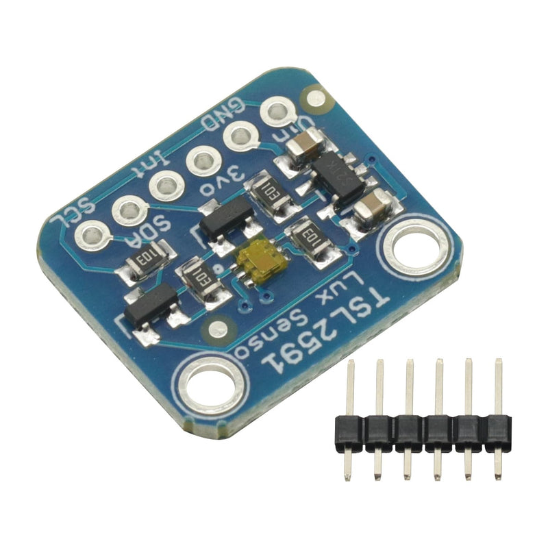 [Australia - AusPower] - TSL2591 IIC I2C Light Sensor Breakout Module High Dynamic Range Optical Sensor Digital Board TSL25911FN 3.3V 5V 