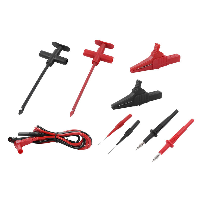 [Australia - AusPower] - Jeanoko Digital Multi Meter Clamp Tester, Clip Fast Measurement Response JT8001-1 Multimeter Test Leads Kit 30VAC-60VDC for Automotive 