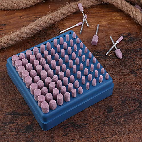 Ueetek 3 mm shanks, 100 pieces, grinding mandrel-mounted sanding / polishing tool (pink)