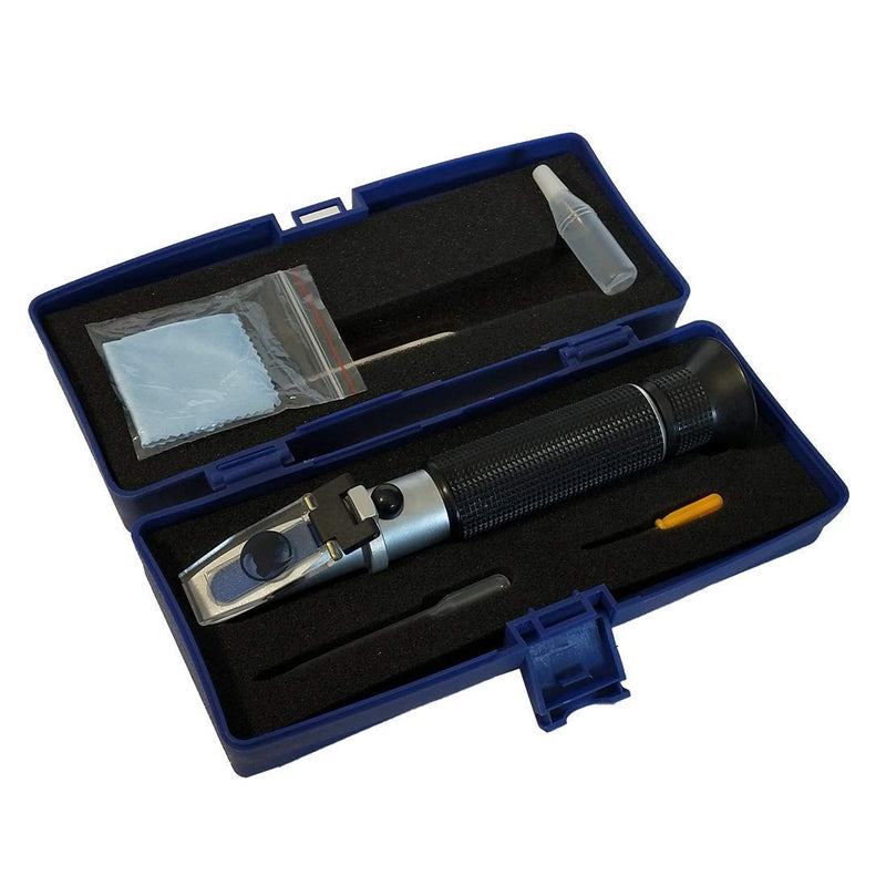 [Australia - AusPower] - 0-10% Brix & Cutting Fluid, Rhino Handheld Refractometer with Automatic Temperature Compensation (Copper) Accuracy 0.1% 