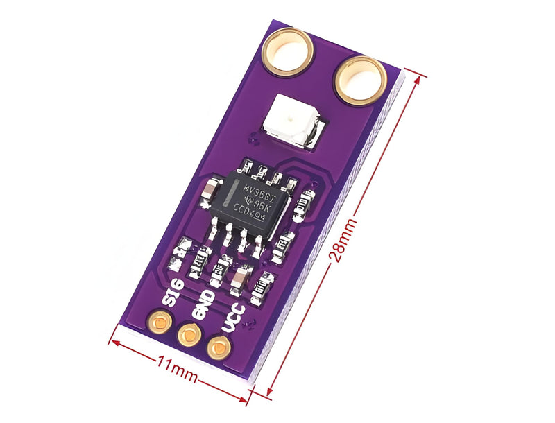 [Australia - AusPower] - 5pcs MCU-GUVA-S12SD Solar UV Intensity Sensor, GUVA-S12SD UV Detect Sensor, Ultraviolet Light Sensor, S12SD Light Sensor, Wavelength Detection Range 240nm-370nm 130 Degrees Large Angle 