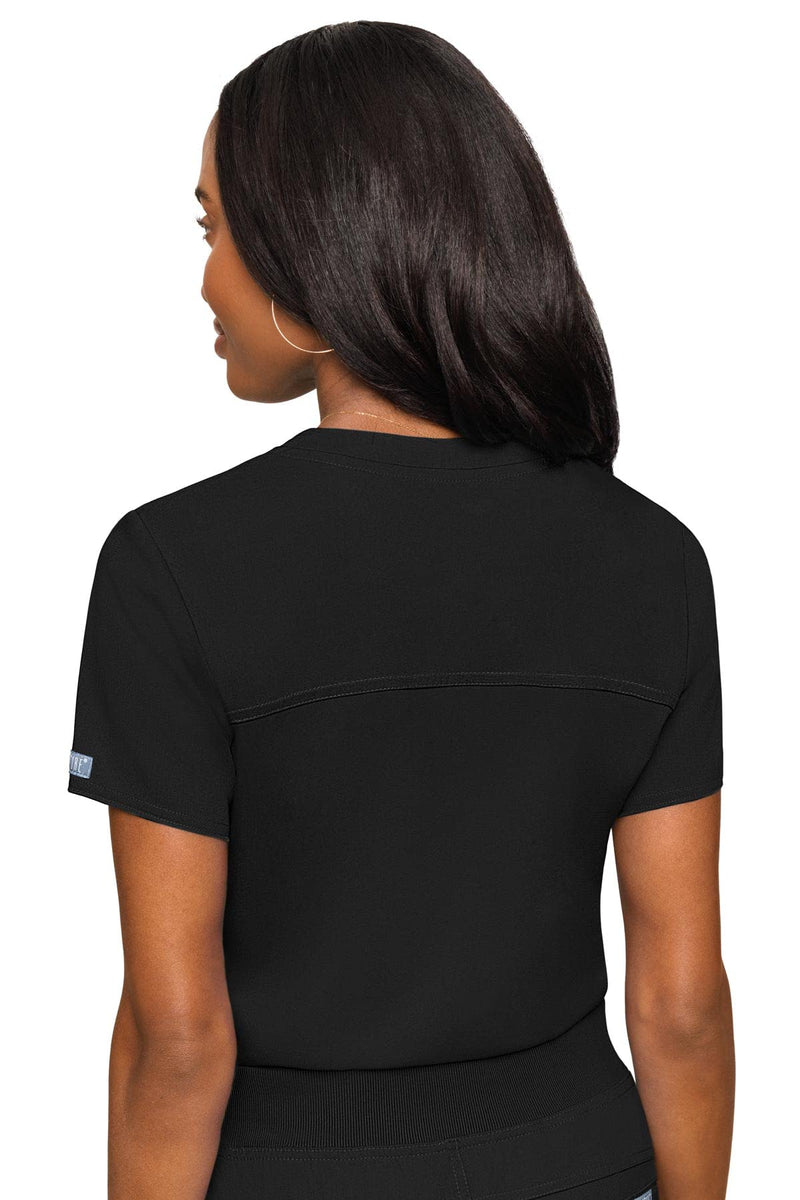 [Australia - AusPower] - Med Couture Touch Women’s Chest Pocket Tuck in Top Medium Black 