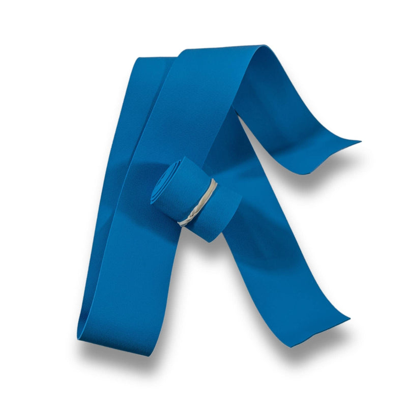 [Australia - AusPower] - Disposable Tourniquet [Pack of 25] Blue 1" x 18 Inch Long Rolled and Banded Single-Use Elastic Latex-Free First Aid Tourniquets (25) 