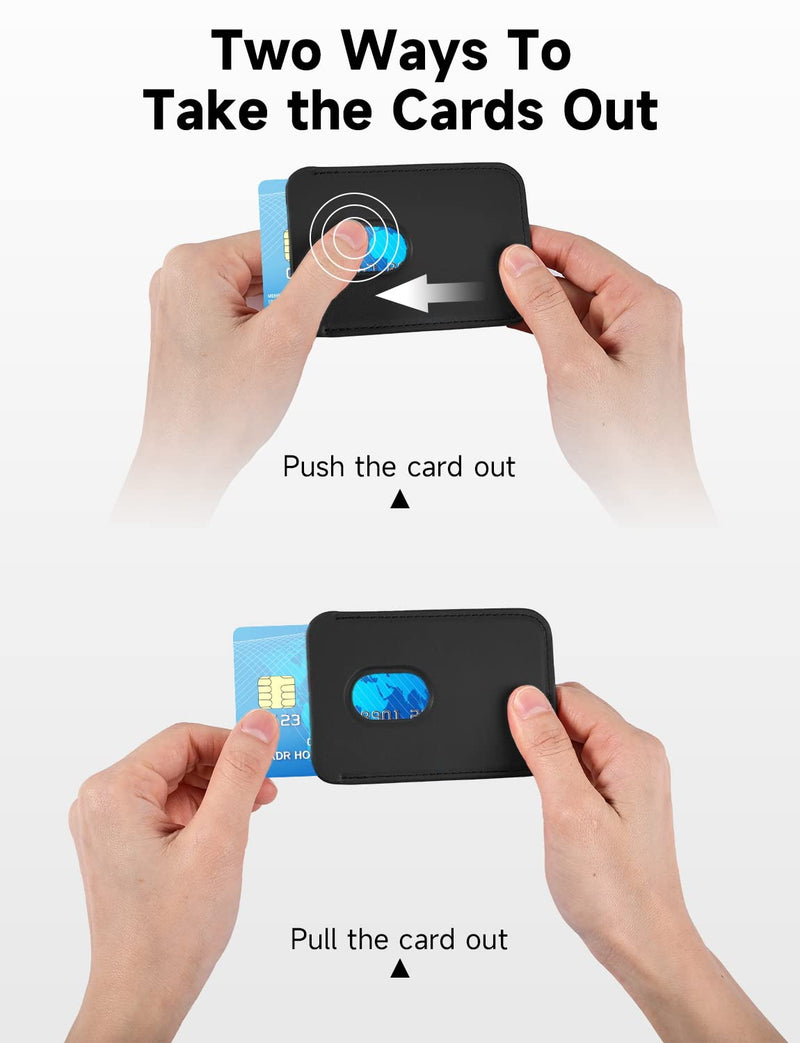 [Australia - AusPower] - Magnetic Card Wallet Holder with MagSafe for iPhone 15 Pro Max/15 Pro/15 Plus/15,for iPhone 14 Pro Max/14 Plus/14 Pro/14, for iPhone 13 Pro Max/13 Pro/13/13 Mini, for iPhone 12/12 Pro/12 Max,Midnight Midnight 