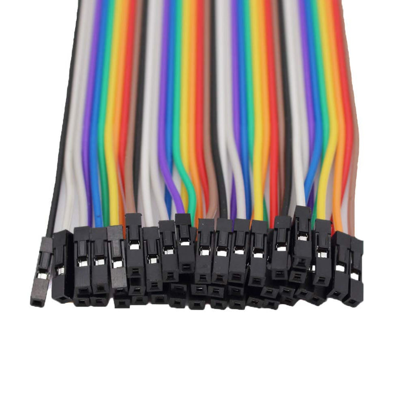 [Australia - AusPower] - Multicolored Breadboard Jumper Wire Dupont Kit for Arduino, Raspberry Pi (120 Wires - 10CM - 4INCH) 120 Wires - 10CM - 4INCH 