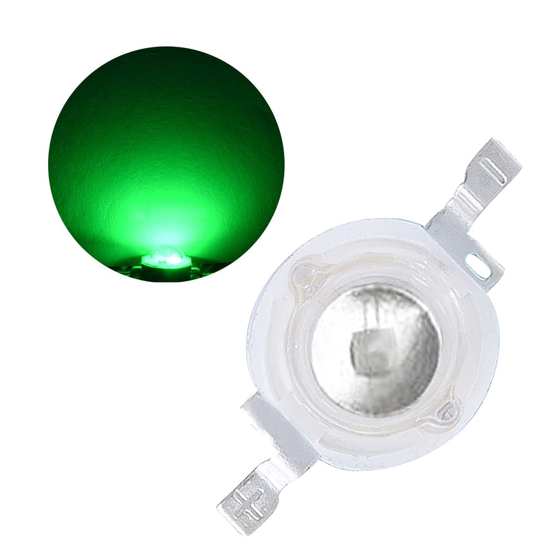 (20 Pack) 1W Green LED Beads, LED Chip, LED Lamp for LED Stage Lights