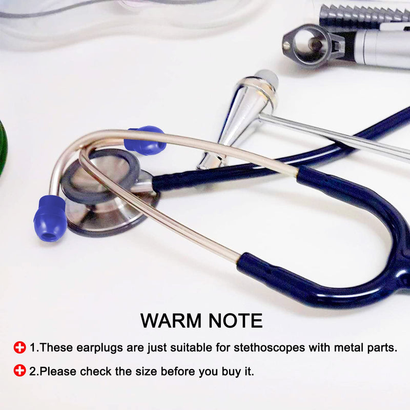 [Australia - AusPower] - MDF Ear Pieces, Soft-Sealing Ear Tips Replacement Compatible with MDF Stethoscope Accessories (Black) Black 