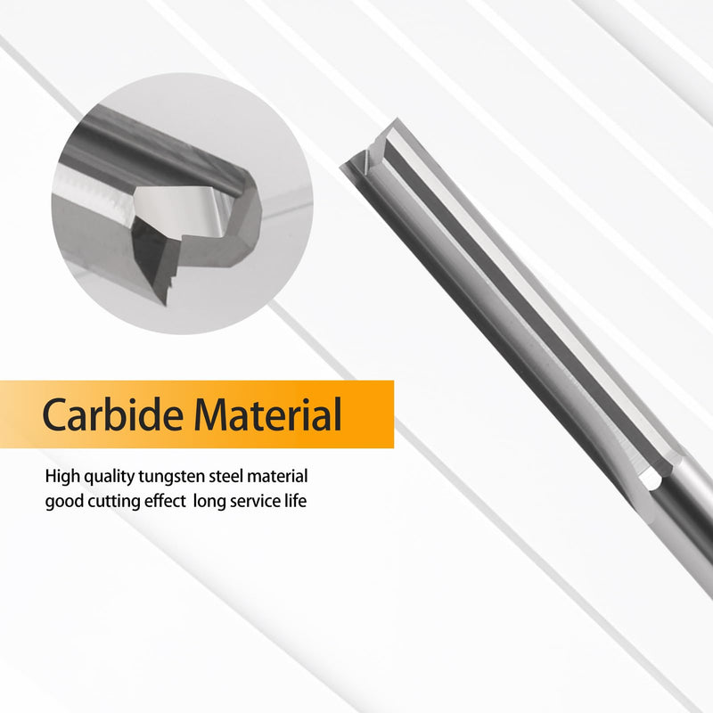 [Australia - AusPower] - End Mill, CNC Milling Cutter for Router, 2 Flutes Straight Cutter, 4 mm Shank, 4 mm Cutting Diameter, 22 mm Cutting Length, CNC Cutter for Density Plate, Solid Wood, Plywood, 10 Pieces 4X4X22mm 