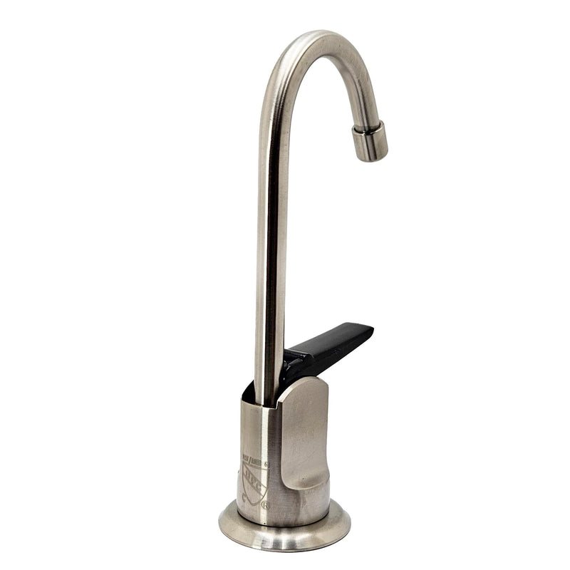 Westbrass D203-NL-07 6" Touch-Flo Style Pure Cold Water Dispenser Faucet, 1 Pack, Satin Nickel