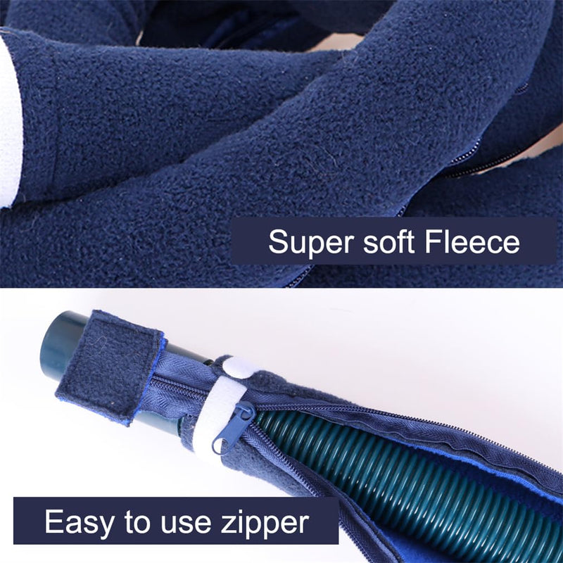 [Australia - AusPower] - CPAP Hose Cover 6ft CPAP Mask Tube Protector CPAP Hose Cover Soft Fleece Hose Insulator with Zip for Most CPAP Hoses 