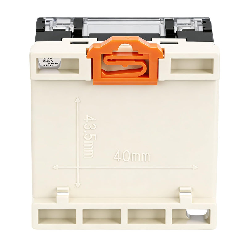 [Australia - AusPower] - 2Pack General Purpose Relay, RGF2BD740L, 25A 200-240VAC Coil Voltage, 6Pin Double Pole Single Throw Normally Open Contacts, with LED Indicator Light and Protection Cover, 35mm DIN Rail Mount 2 AC 220V 