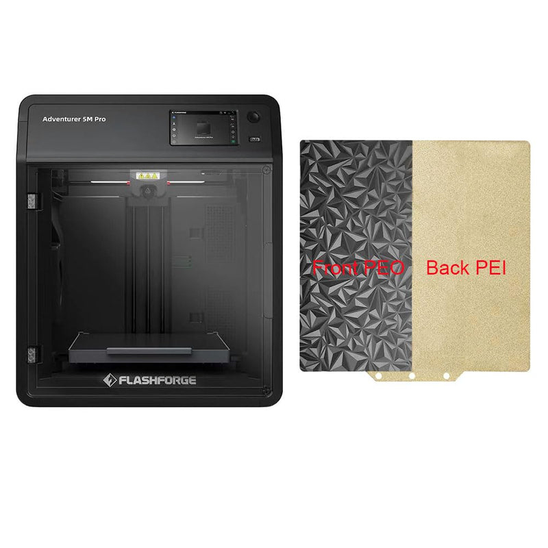 [Australia - AusPower] - 3D Printer Double Sided Textured Surface PEI and Smooth PEO Sheet Build Plate, Flexible Removable Heated Bed Platform Mat for FLASHFORGE Adventurer 5M/Adventurer 5M Pro 235x235mm 235mm PEI+PEO For Adventurer 5M/5M Pro 