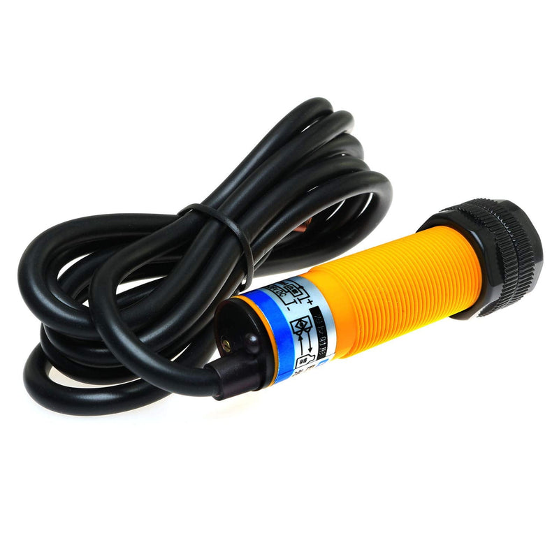 [Australia - AusPower] - E-outstanding DC 6-36V 3 Wire NPN NO IR Photoelectric Sensor Switch 30cm Adjustable E3F-DS30C4 