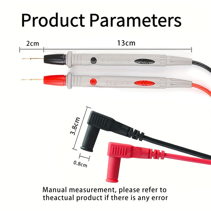 [Australia - AusPower] - Multimeter Test Leads 41.3 inch/105 cm，Multimeter Probes 1000V 20A Meter Leads for Electronic Clamp Tester 