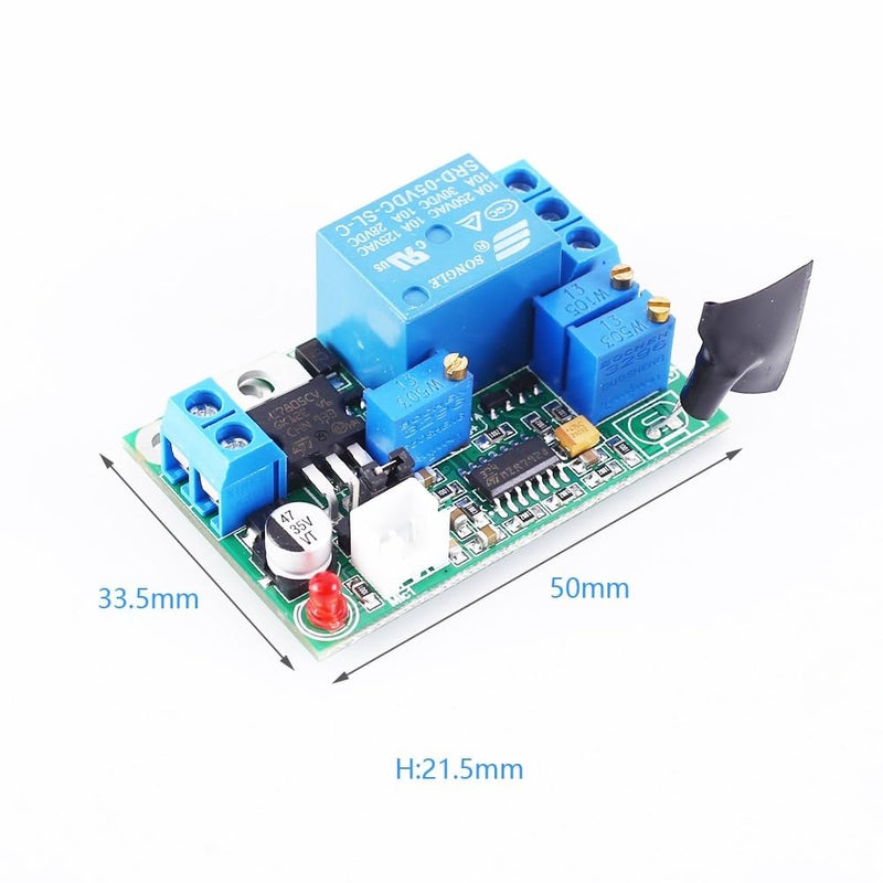 Sound Sensor Relay Switch Module, 12V/24V Microphone Light Sensor Controller Module 3s~60s Adjustable Relay Delay Switch Module