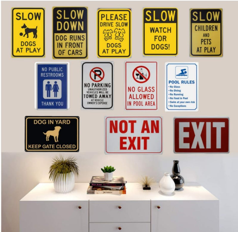 Warning Plaque Wall Decor Please Do Not Block Gate Thank You! Decoration Signs Road Signs Business Sign Aluminum Metal Tin Sign 16 X 12 Inch s26