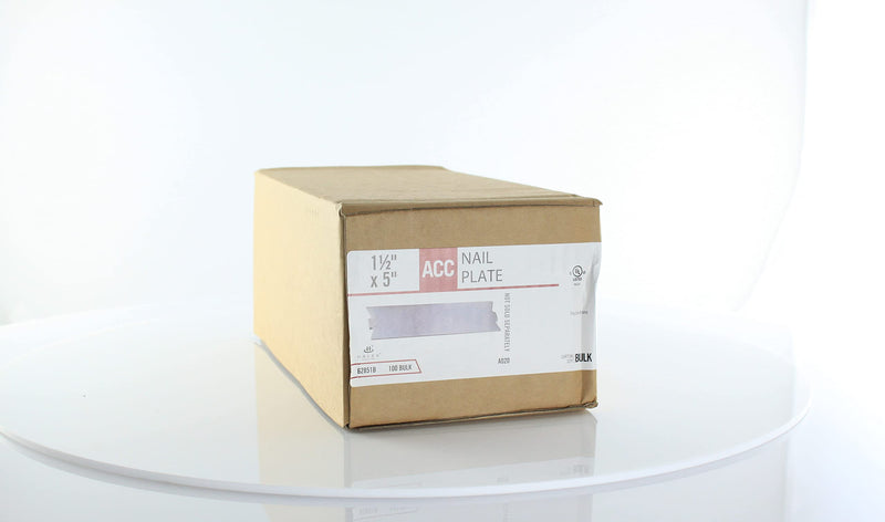 [Australia - AusPower] - Halex P1 Accessories Nail Plate, 1 1/2" X 5", Silver-100/BOX 1 1/2" X 5" Silver - 100/BOX 