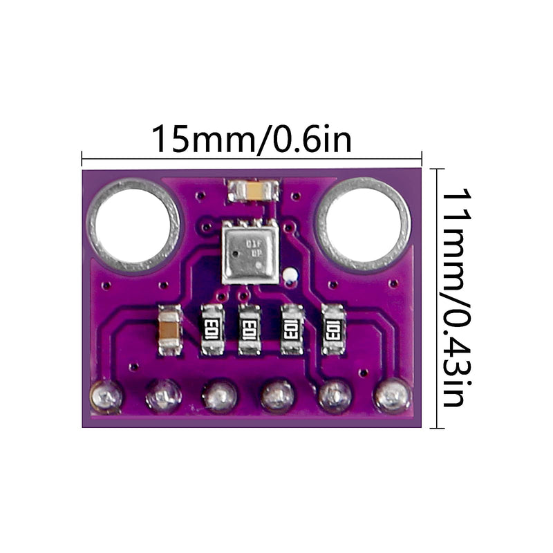 [Australia - AusPower] - 2PCS BME280 3.3V Sensor Module Pre-Soldered High Precision Atmospheric Pressure Sensor GY-BME280-3.3 Temperature Humidity Sensor Module for Raspberry Pi and Other MicroControllers 