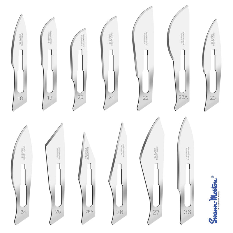 [Australia - AusPower] - Swann Morton Scalpel Blades for Scalpel Handle No. 4 Pack of 10 10 Stück Figure 20 