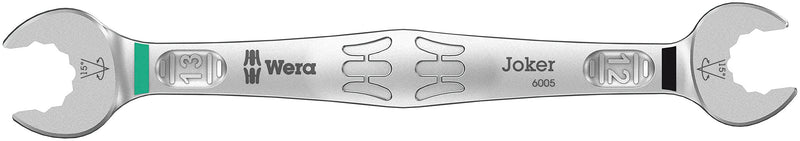 Wera - 05020314001 - Double open-ended wrench set, 6005 Joker 4 Set 1 Double open-ended wrench set, 4 pieces 4 pièces