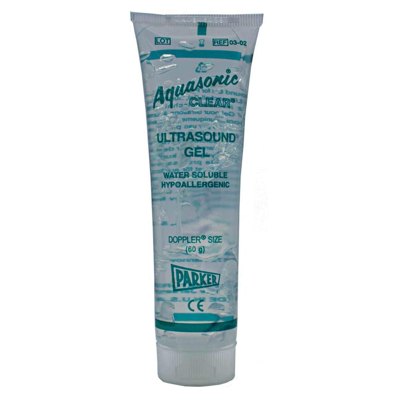[Australia - AusPower] - Pack of 2 Aquasonic Clear Ultrasound Gel, 60g Tube, Each, Brend Parker Labs 