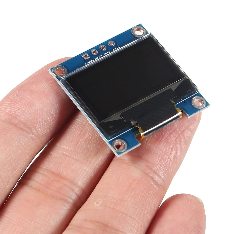 [Australia - AusPower] - 0.96 Inch OLED I2C IIC Display Module 12864 128x64 Pixel SSD1306 Mini Self-Luminous OLED Screen Board Compatible with Arduino Raspberry Pi (Unwelded Pins Blue) 