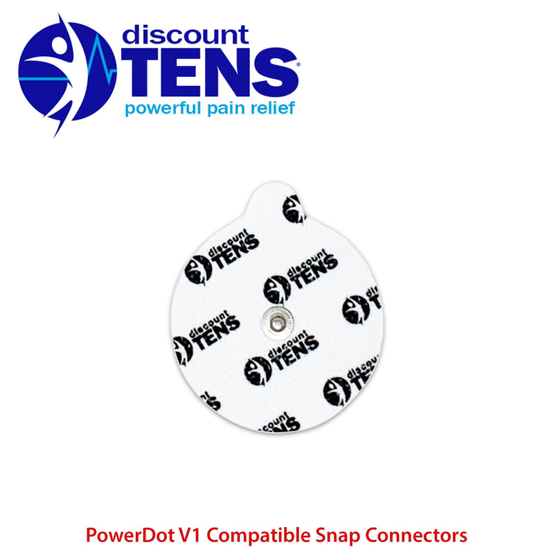 [Australia - AusPower] - Discount TENS - PowerDot 1.0 Compatible Electrodes with Snap Connector, 12 Premium PowerDot 1.0 Compatible Replacement Pads (Version 1 - Snap Connector) 