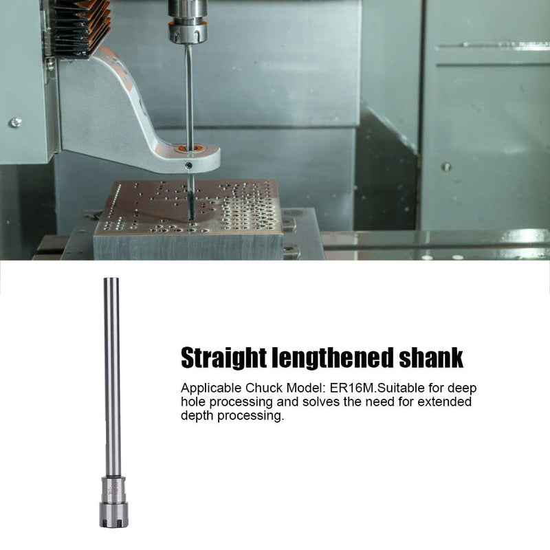 [Australia - AusPower] - ER16M-150L Collet Holder 5.9 Inch Shank Length CNC Router Holder Extension Lathe (C12) 