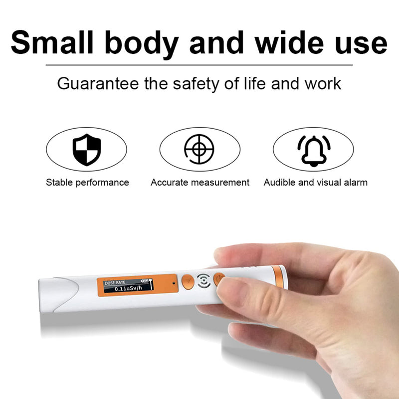 [Australia - AusPower] - Geiger Counter, Personal Radiation Detector Nuclear Dosimeter Emf Radiation Meter Nukalert Micro Beta Gamma X Ray Radiation Monitor GM Tube Device Meter for Home Thyrosafe Uranium Survival Gear 