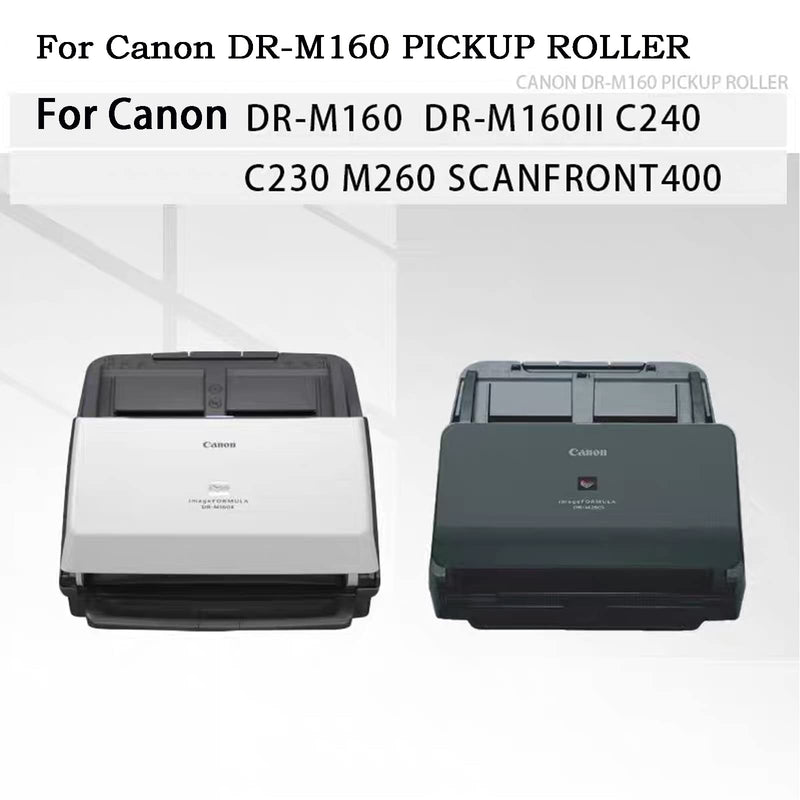 [Australia - AusPower] - 1Set Pickup Roller Kit for Canon DR-M160 DR-M160II DR-C260 DR-C230 DR-C240 Scanner Feed Separation Roller Replacement 
