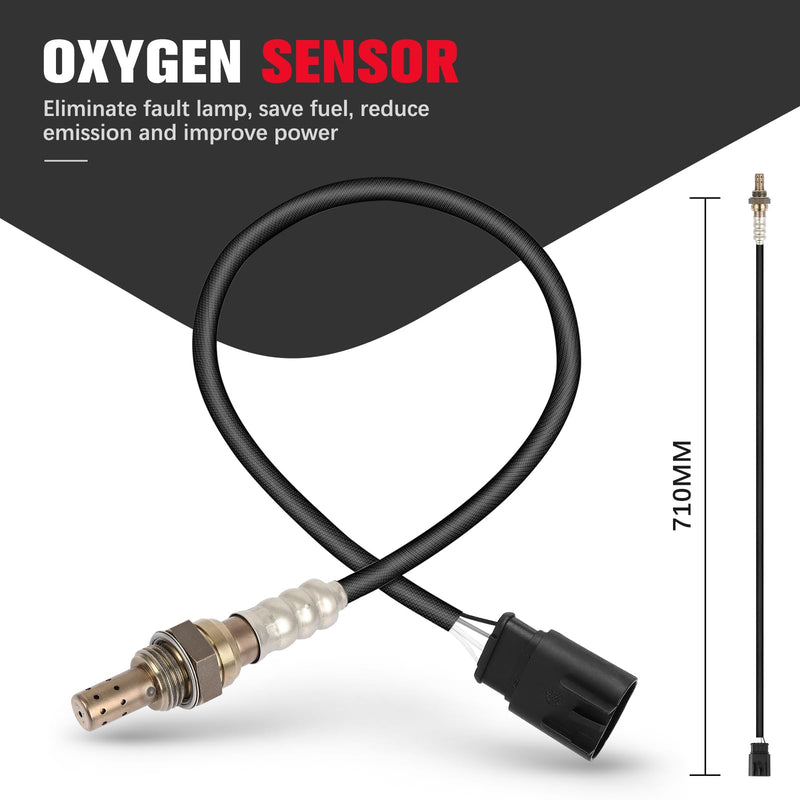 O2 Sensor Downstream for Fiat 500 2012-2019 1.4L & for Alfa Romeo Giulia 2017-2020 Stelvio 2018-2020 2.0L, Oxygen Sensor Bank 1 Sensor 2, Replace 68070702AB 234-4483